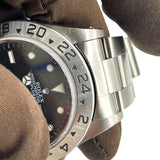 ロレックス ROLEX エクスプローラー2 16570 ブラック SS 自動巻き メンズ 腕時計