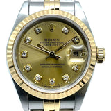 ロレックス ROLEX デイトジャスト 69173G ゴールド K18/SS 自動巻き レディース 腕時計