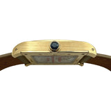 カルティエ Cartier タンクアビス 2タイムゾーン LM W1534251 アイボリー K18 手巻き メンズ 腕時計