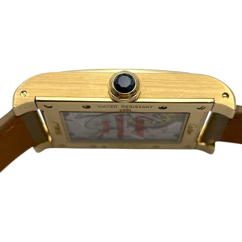 カルティエ Cartier タンクアビス 2タイムゾーン LM W1534251
