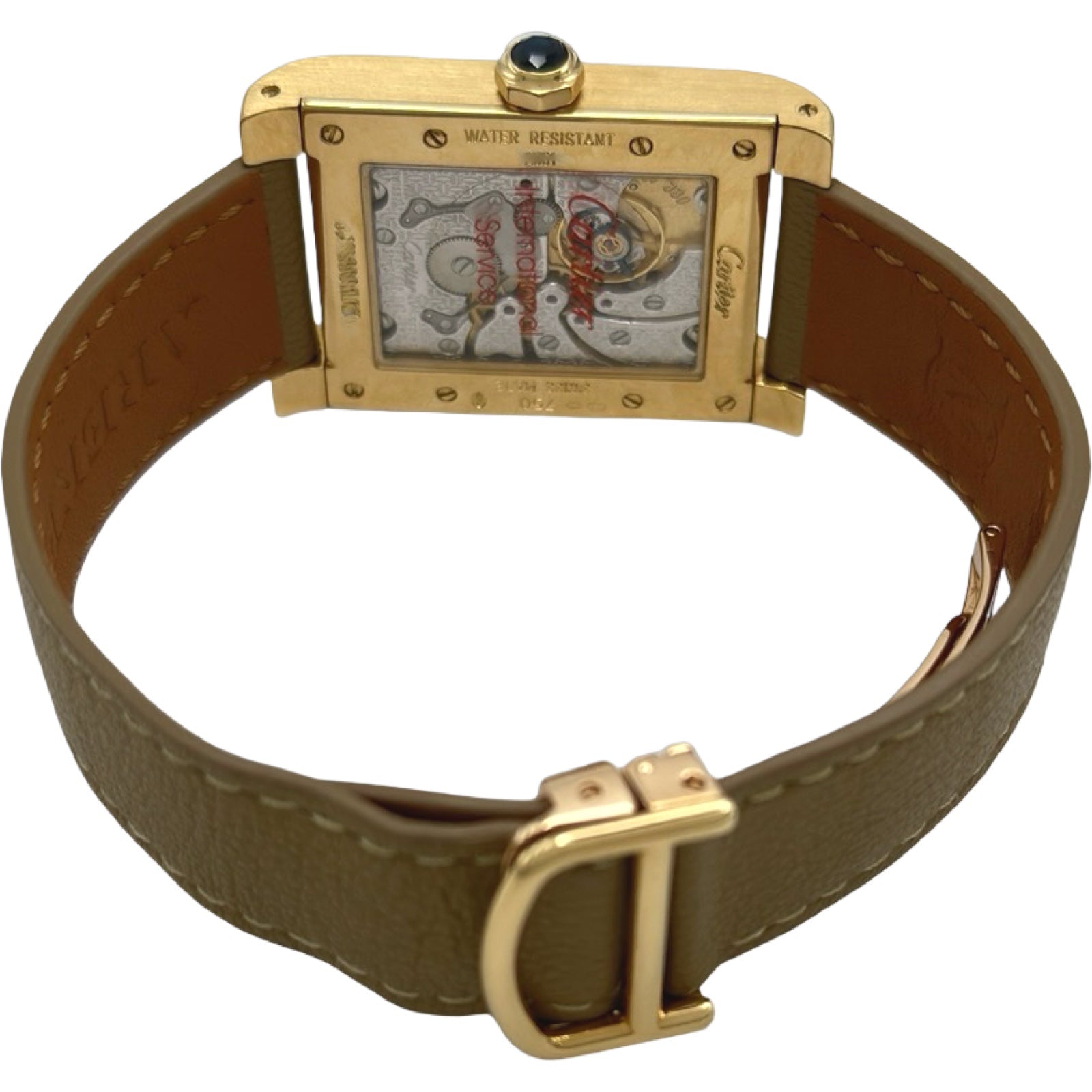 カルティエ Cartier タンクアビス 2タイムゾーン LM W1534251