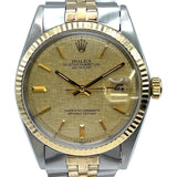 ロレックス ROLEX デイトジャスト モザイク 1601 ゴールド K18/SS 自動巻き メンズ 腕時計