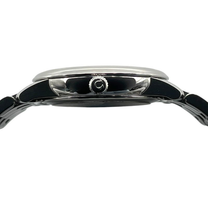 オメガ OMEGA デビルプレステージ　クォーツ 424.10.27.60.53.001 ブルー SS クオーツ レディース 腕時計