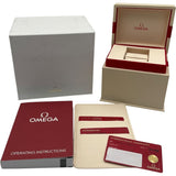 オメガ OMEGA デビルプレステージ　クォーツ 424.10.27.60.53.001 ブルー SS クオーツ レディース 腕時計