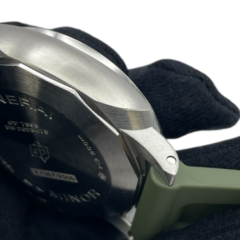 パネライ PANERAI ルミノール マリーナ 1950 3DAYS オートマティック PAM01314 ホワイト SS/ラバーベルト 自動巻き メンズ 腕時計