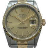 ロレックス ROLEX デイトジャスト 16233 ゴールド K18/SS 自動巻き メンズ 腕時計