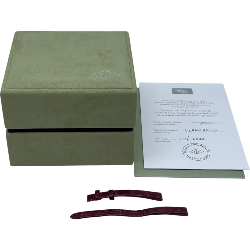 ヴァンクリーフ＆アーペル Van Cleef & Arpels スウィート アルハンブラ ホワイトシェル VCAR08SF00 ホワイトシェル K18PG クオーツ レディース 腕時計