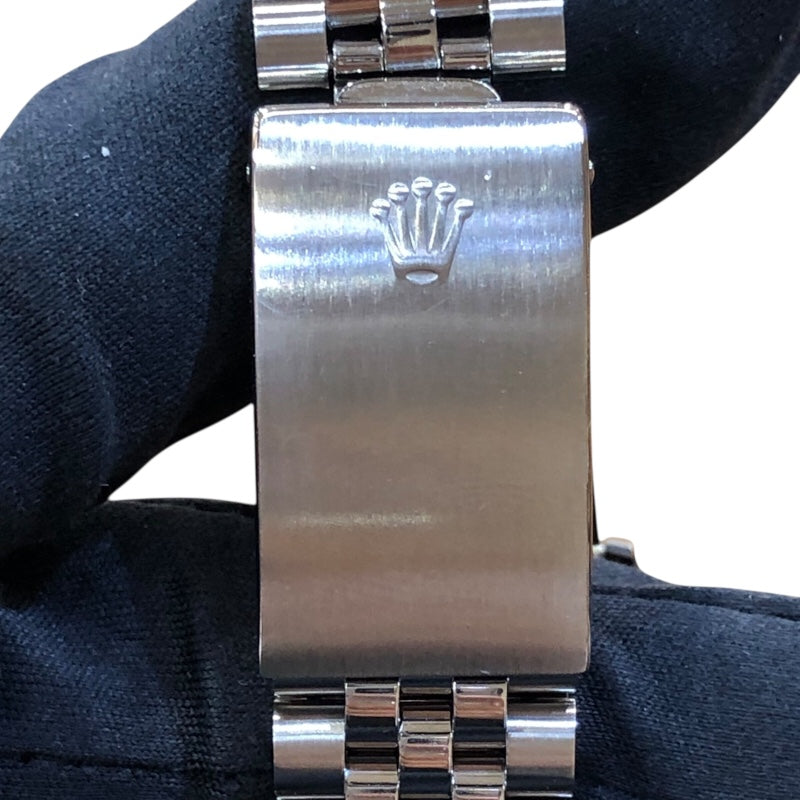 ロレックス ROLEX デイトジャスト 16220 アイボリー SS メンズ 腕時計