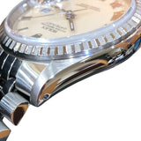 ロレックス ROLEX デイトジャスト 16220 アイボリー SS メンズ 腕時計