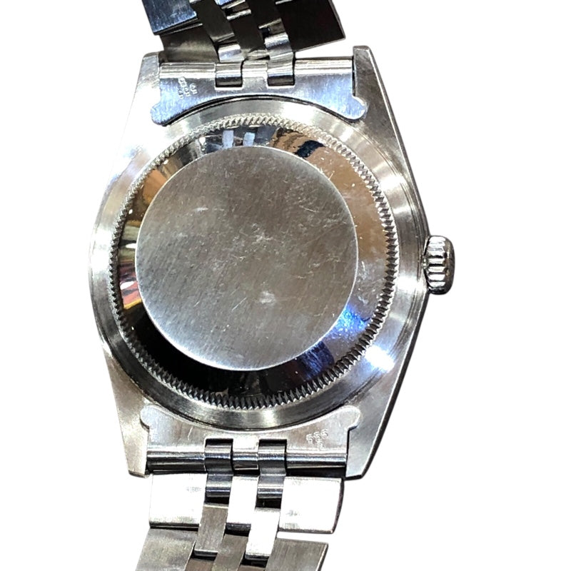 ロレックス ROLEX デイトジャスト 16220 アイボリー SS メンズ 腕時計