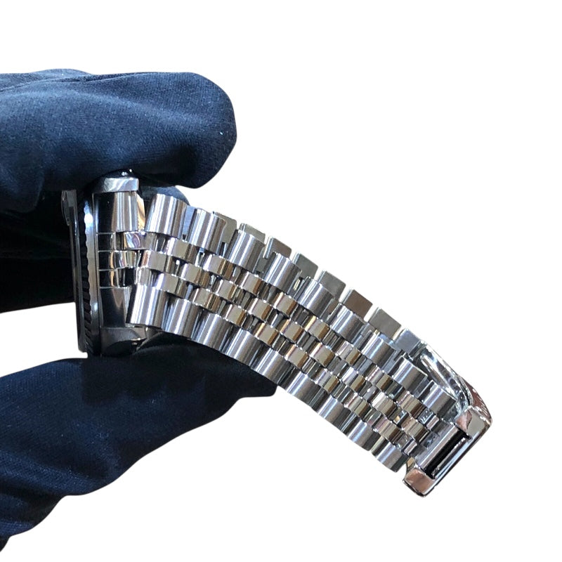 ロレックス ROLEX デイトジャスト 16220 アイボリー SS メンズ 腕時計