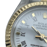 ロレックス ROLEX デイトジャスト 69173 ホワイト K18/SS 自動巻き レディース 腕時計