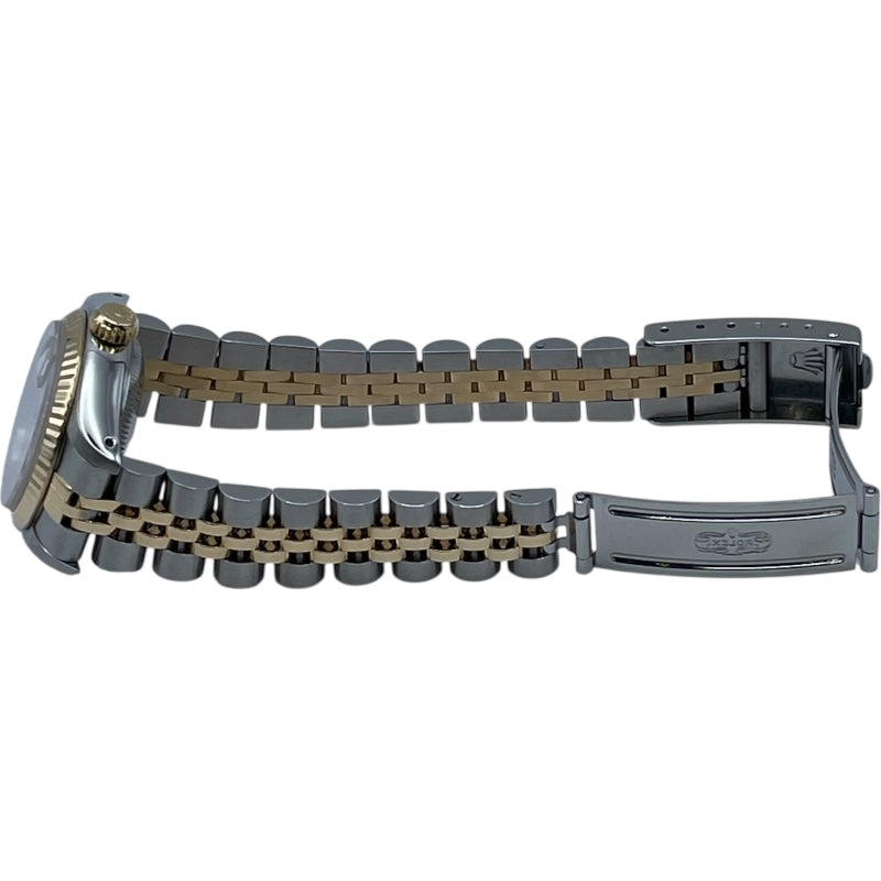 ロレックス ROLEX デイトジャスト 69173 ホワイト K18/SS 自動巻き レディース 腕時計