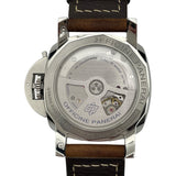 パネライ PANERAI ルミノール1950 3デイズ GMT パワーリザーブ PAM00537 ブラック SS/革ベルト 自動巻き メンズ 腕時計