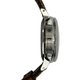 パネライ PANERAI ルミノール1950 3デイズ GMT パワーリザーブ PAM00537 ブラック SS/革ベルト 自動巻き メンズ 腕時計