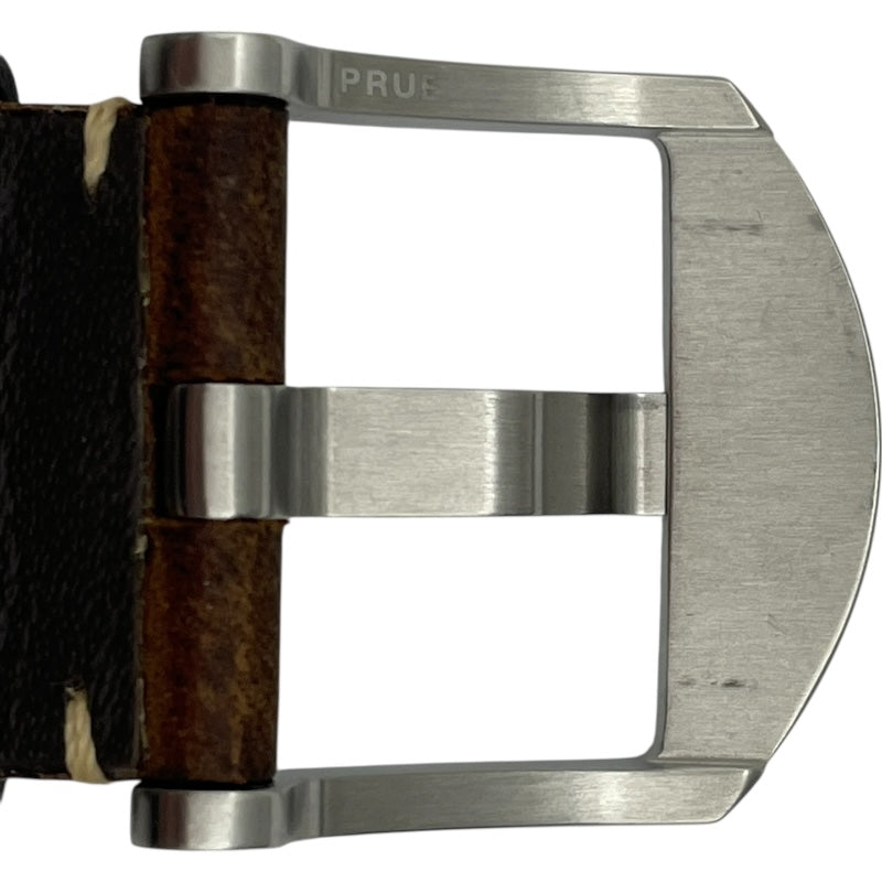 パネライ PANERAI ルミノール1950 3デイズ GMT パワーリザーブ PAM00537 ブラック SS/革ベルト 自動巻き メンズ 腕時計