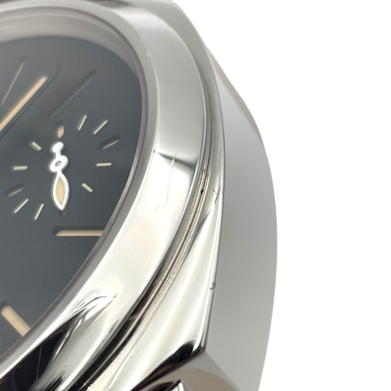 パネライ PANERAI ルミノール レフトハンド 8デイズ アッチャイオ PAM00796 ブラック SS×ラバーベルト 手巻き メンズ 腕時計