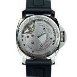 パネライ PANERAI ルミノール レフトハンド 8デイズ アッチャイオ PAM00796 ブラック SS×ラバーベルト 手巻き メンズ 腕時計