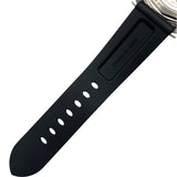 パネライ PANERAI ルミノール レフトハンド 8デイズ アッチャイオ PAM00796 ブラック SS×ラバーベルト 手巻き メンズ 腕時計