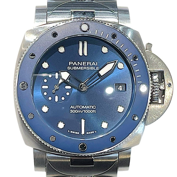 パネライ PANERAI サブマーシブル ブルーノッテ PAM02068 ブルー SS メンズ 腕時計 2300044541216_1_600x600_crop_c