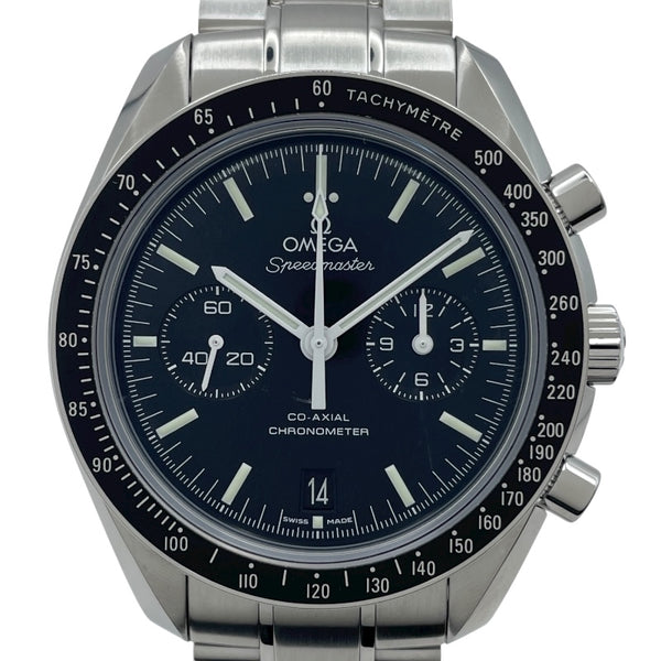 オメガ OMEGA スピードマスターコーアクシャルクロノメーター 311.30.44.51.01.002 ブラック SS メンズ 腕時計