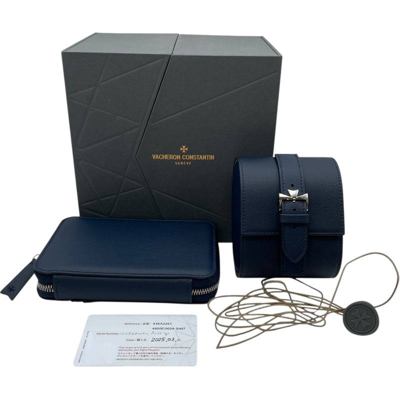 ヴァシュロン・コンスタンタン VACHERON CONSTANTIN フィフティーシックス オートマティック X46A2283 ブルー SS メンズ 腕時計