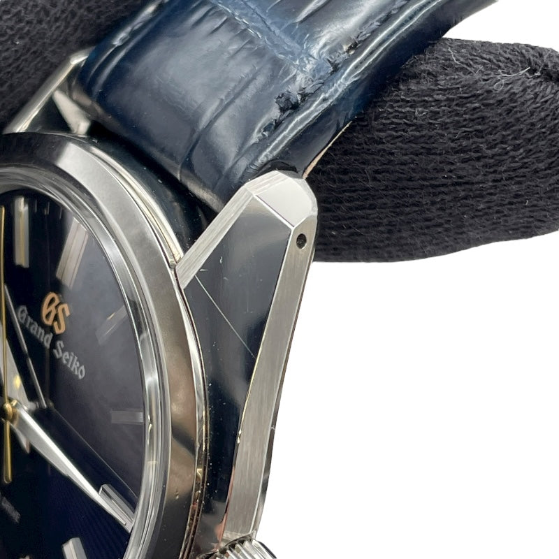 グランドセイコー Grand Seiko ヘリテージコレクション スプリングドライブ SBGY009 ネイビー(月天心ダイヤル) SS 手巻き メンズ 腕時計