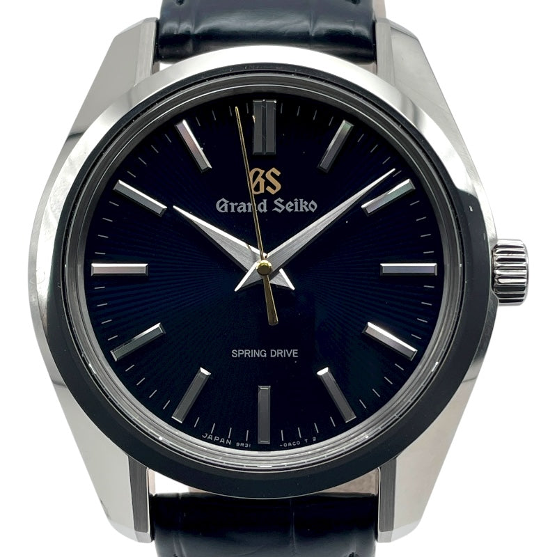 グランドセイコー Grand Seiko ヘリテージコレクション スプリングドライブ SBGY009 ネイビー(月天心ダイヤル) SS 手巻き メンズ 腕時計