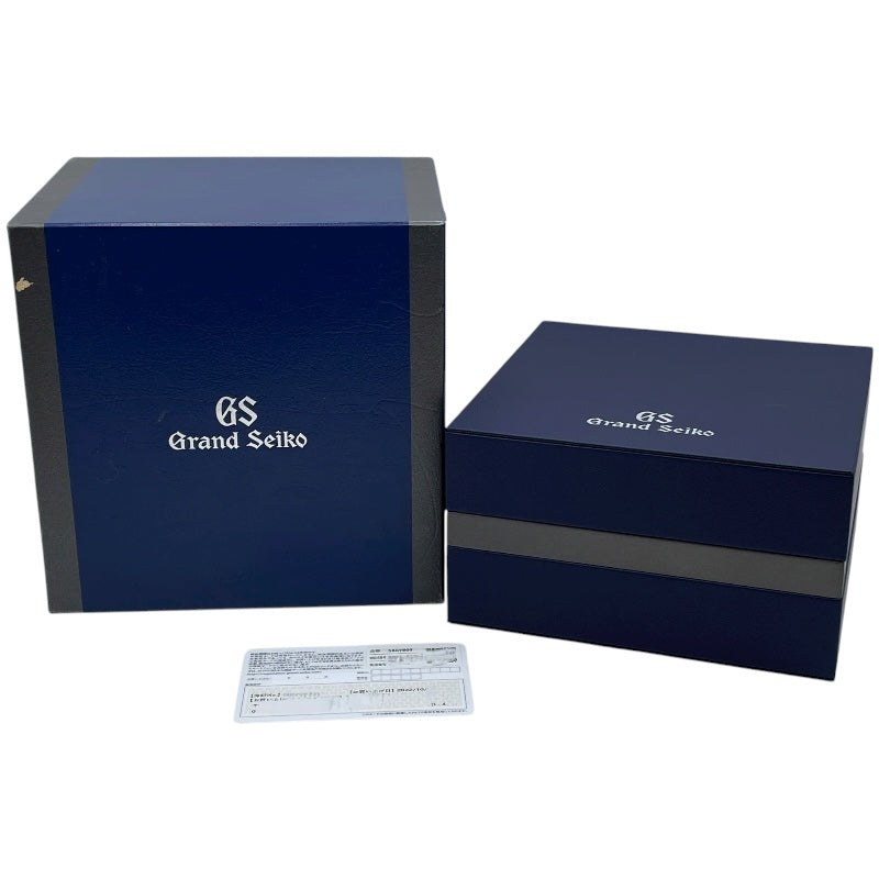 グランドセイコー Grand Seiko ヘリテージコレクション スプリングドライブ SBGY009 ネイビー(月天心ダイヤル) SS 手巻き メンズ 腕時計