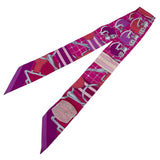 エルメス HERMES ツイリー タッタソール マルチカラー シルク レディース スカーフ