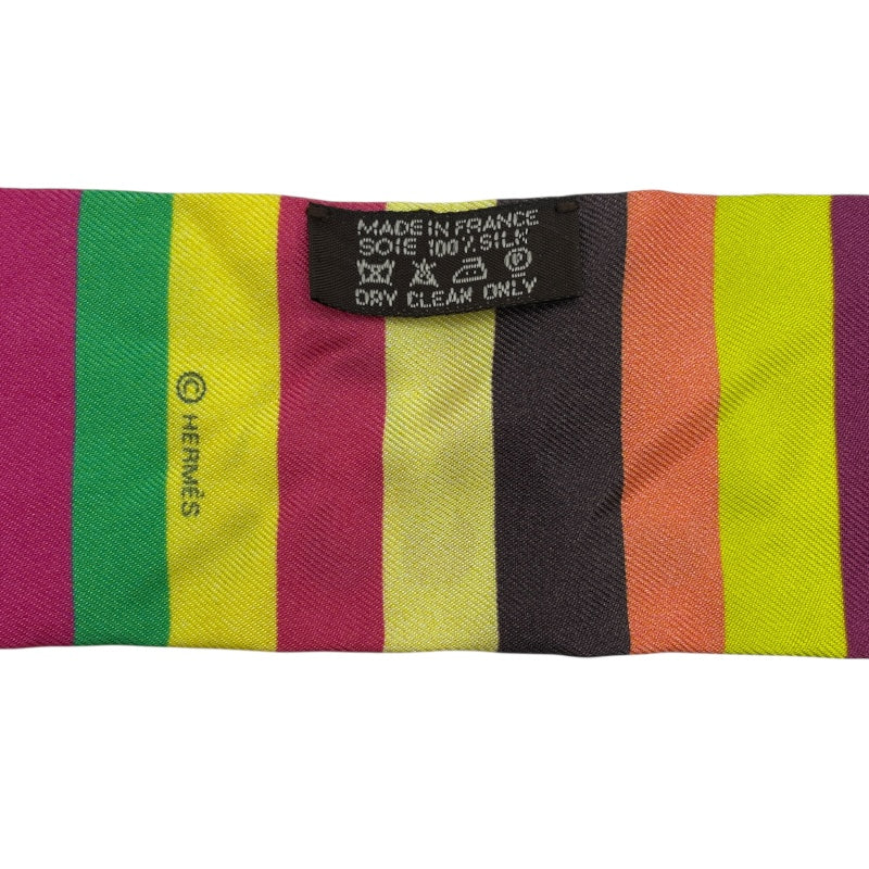 エルメス HERMES ツイリー BAIGNEUSES マルチカラー シルク レディース スカーフ