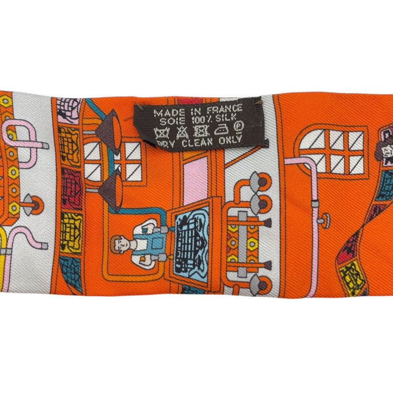 エルメス HERMES ツイリー メゾン・デ・カレ マルチカラー シルク レディース スカーフ