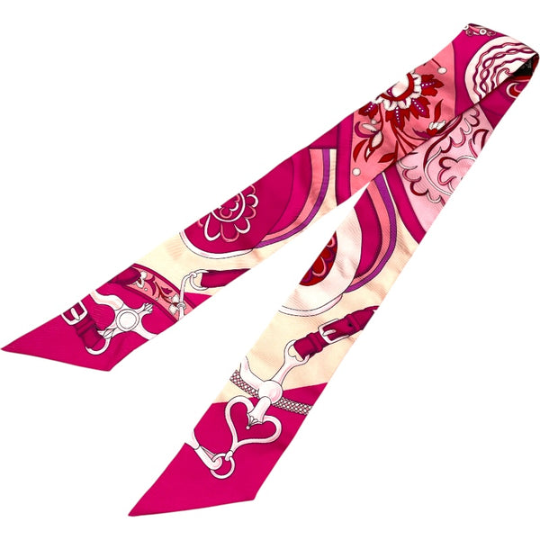 エルメス HERMES ツイリー Festival des Amazones マルチカラー シルク レディース スカーフ