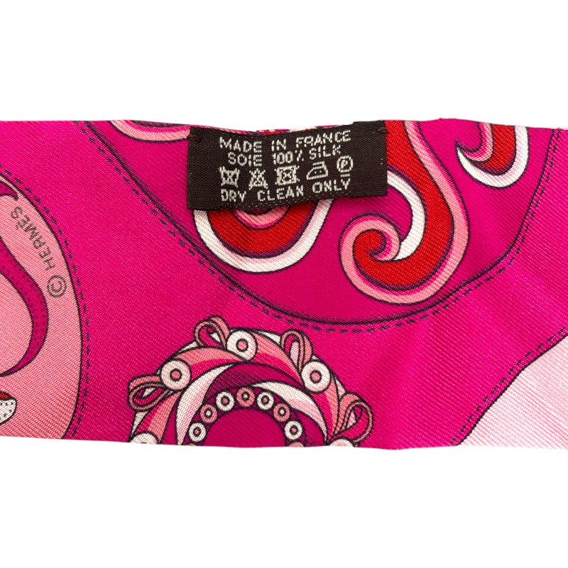エルメス HERMES ツイリー Festival des Amazones マルチカラー シルク レディース スカーフ