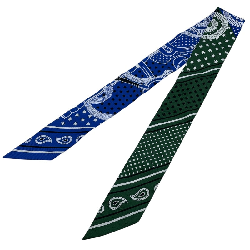 エルメス HERMES ツイリー エプロン・ドール・バンダナ マルチカラー シルク レディース スカーフ