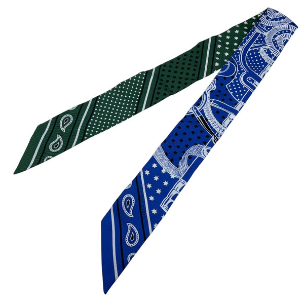 エルメス HERMES ツイリー エプロン・ドール・バンダナ マルチカラー シルク レディース スカーフ