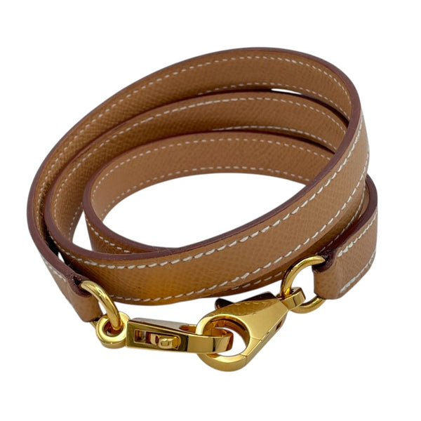 エルメス HERMES ケリー用 ストラップ ナチュラルサブレ GD金具