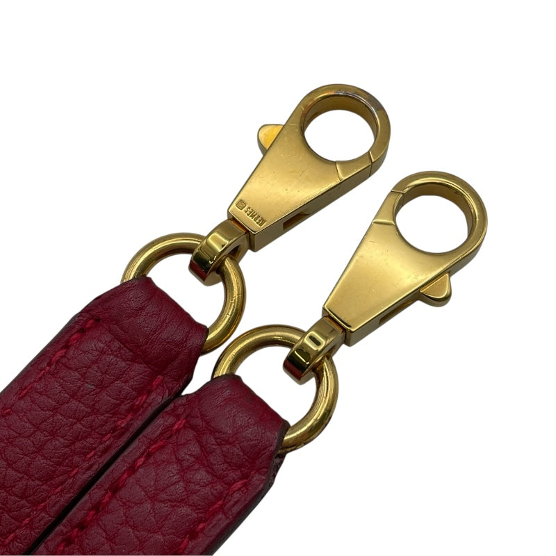 エルメス HERMES ケリー用 ストラップ ルージュグレナ GD金具 フィヨルド レディース ショルダーストラップ