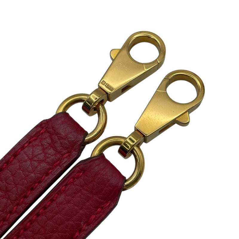 エルメス HERMES ケリー用 ストラップ ルージュグレナ GD金具 フィヨルド レディース ショルダーストラップ
