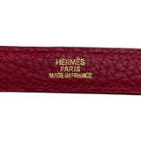 エルメス HERMES ケリー用 ストラップ ルージュグレナ GD金具 フィヨルド レディース ショルダーストラップ