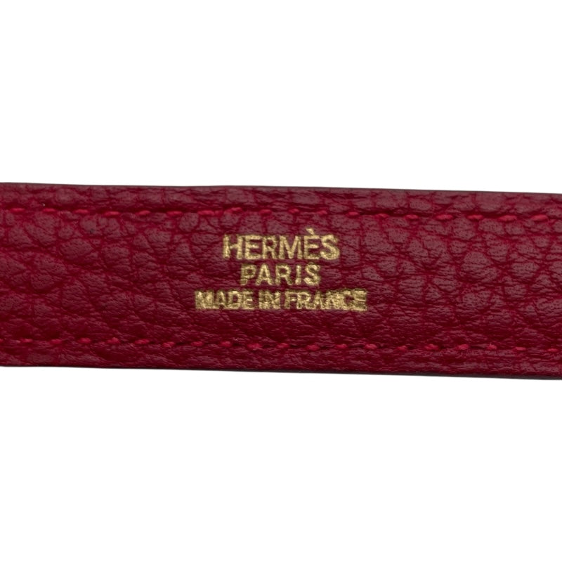 エルメス HERMES ケリー用 ストラップ ルージュグレナ GD金具 フィヨルド レディース ショルダーストラップ