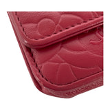 シャネル CHANEL マトラッセチェーン ウォレット A33814 19番台 レッド SV金具 カーフスキン レディース ショルダーバッグ