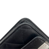 シャネル CHANEL カンボンラインチェーンウォレット A46646 15番台 ブラック SV金具 カーフ レディース ウォレットチェーン