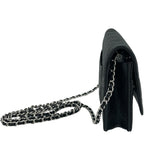 シャネル CHANEL マトラッセ チェーンウォレット AP0250 ブラック SV金具 キャビアスキン レディース ショルダーバッグ