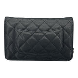 シャネル CHANEL マトラッセ チェーンウォレット AP0250 ブラック SV金具 キャビアスキン レディース ショルダーバッグ