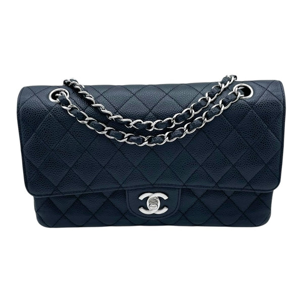 シャネル CHANEL マトラッセ25 A01112 11番台 ブラック SV金具 キャビア レディース ショルダーバッグ