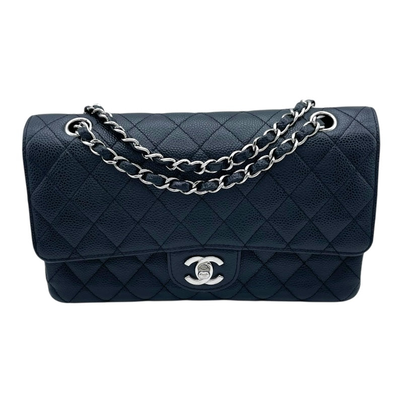 シャネル CHANEL マトラッセ25 A01112 11番台 ブラック SV金具 キャビア レディース ショルダーバッグ