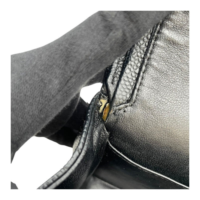 シャネル CHANEL マトラッセ25 A01112 11番台 ブラック SV金具 キャビア レディース ショルダーバッグ