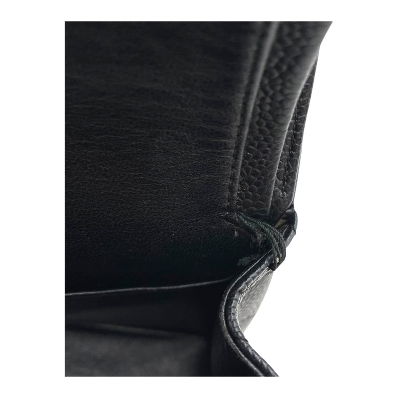 シャネル CHANEL マトラッセ25 A01112 11番台 ブラック SV金具 キャビア レディース ショルダーバッグ