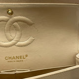 シャネル CHANEL マトラッセ25 A01112 14番台 ベージュ GD金具 キャビア レディース ショルダーバッグ
